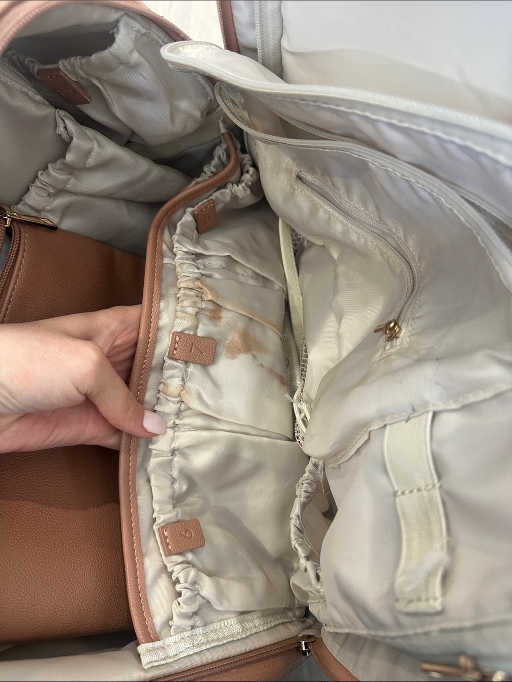 Ayia & Co The Ayla Tan Diaper Bag - Picture 8 of 12